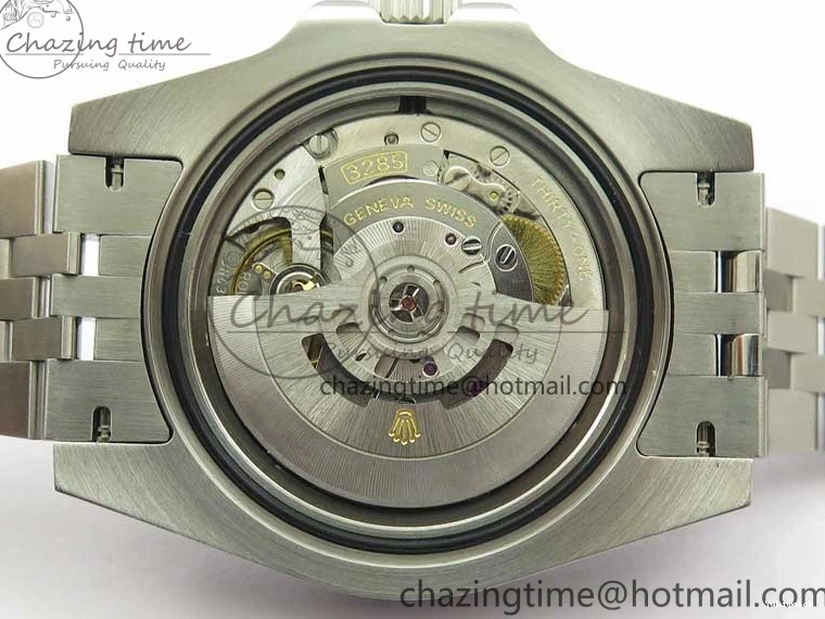 GMT-Master Blue 904L V3 Diamonds Jubilee Dial GMF Bracelet SA3285 II Steel On CHS White Bezel Black Edition Best 0330